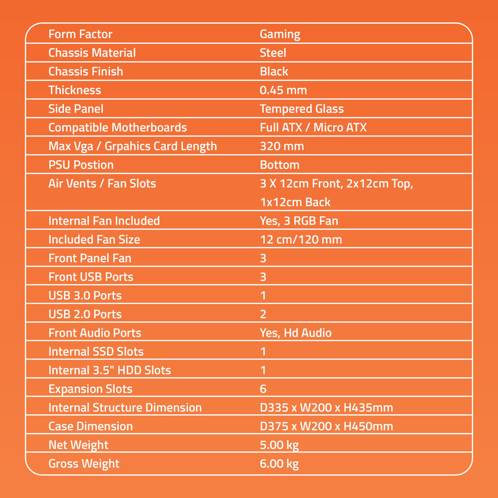 G8023 Computer Gaming Cabinet