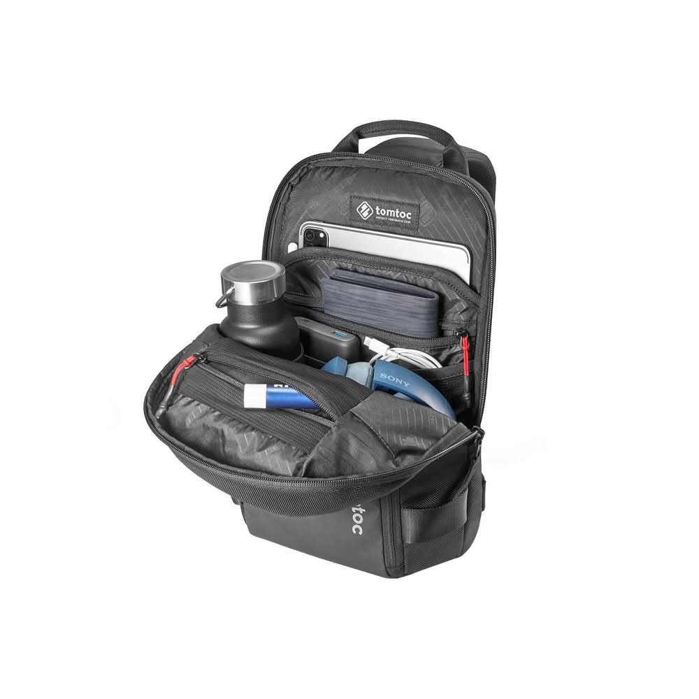 TOMTOC NAVIGATOR-T24 SLING BAG 14 INCH/7L-BLACK