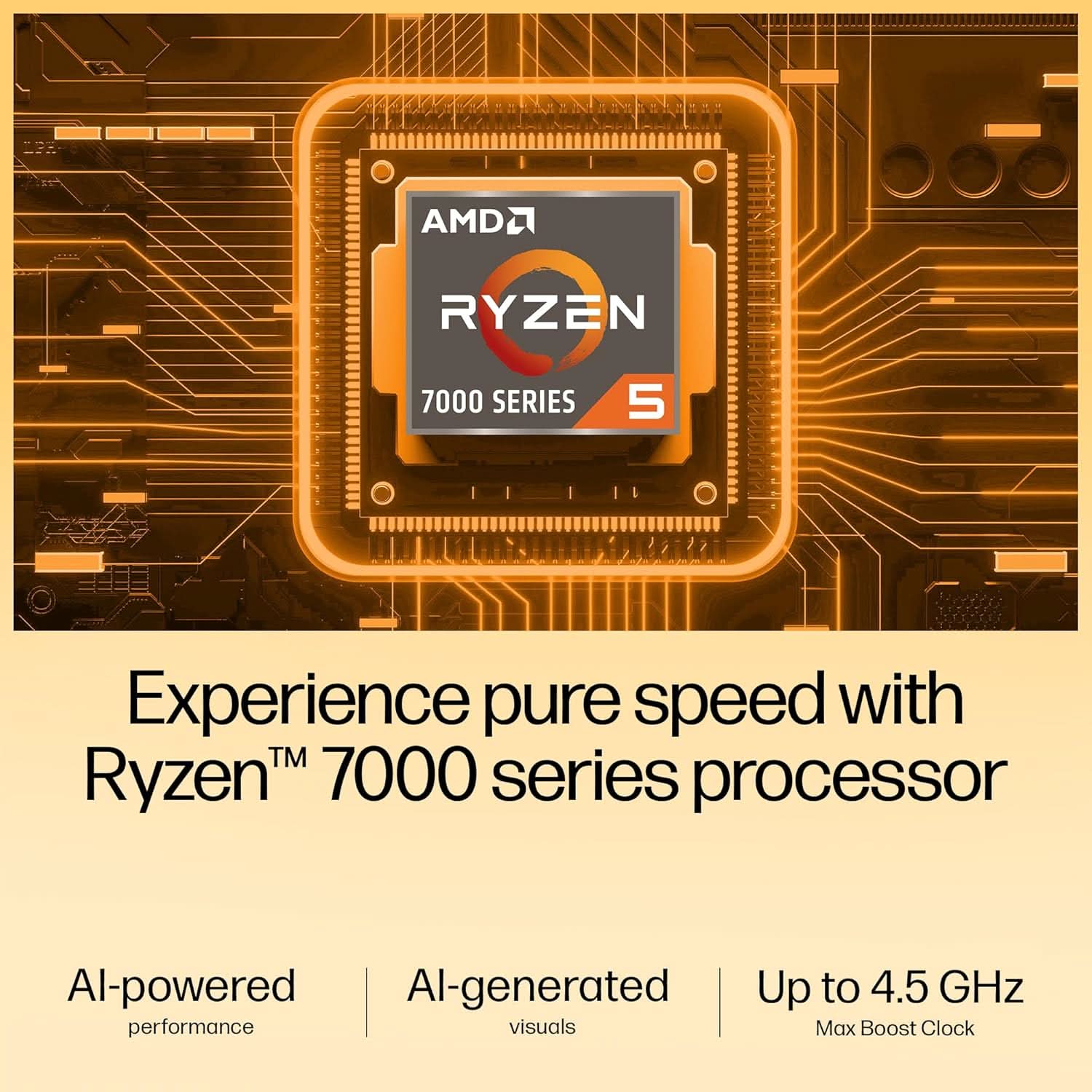 HP LAPTOP 15, ENHANCED BY AI, AMD RYZEN 5 7535HS, 15.6-INCH (39.6CM), FHD, 8GB DDR5, 512GB SSD, AMD RADEON GRAPHICS, 1080P FHD CAMERA W/PRIVACY SHUTTER, BACKLIT KB (WIN 11, SILVER, 1.59KG), FC1004AU