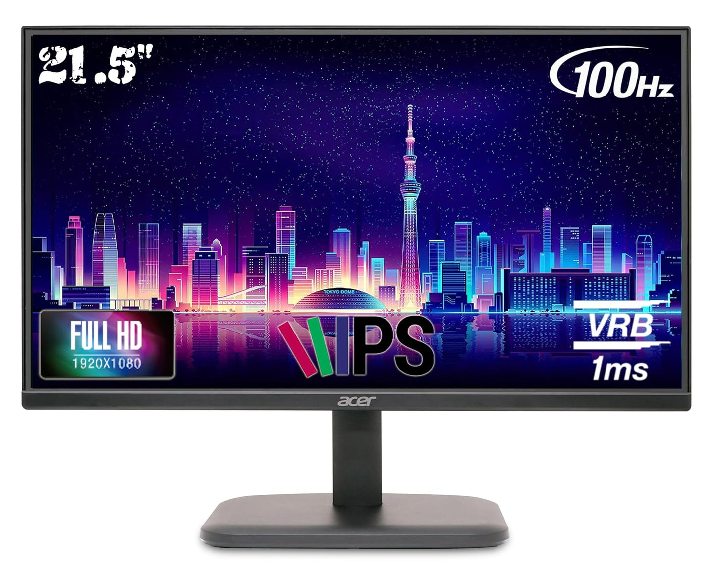 ACER EK220Q E3ABI 21.5 INCH IPS FULL HD (1920X1080) BACKLIT MONITOR