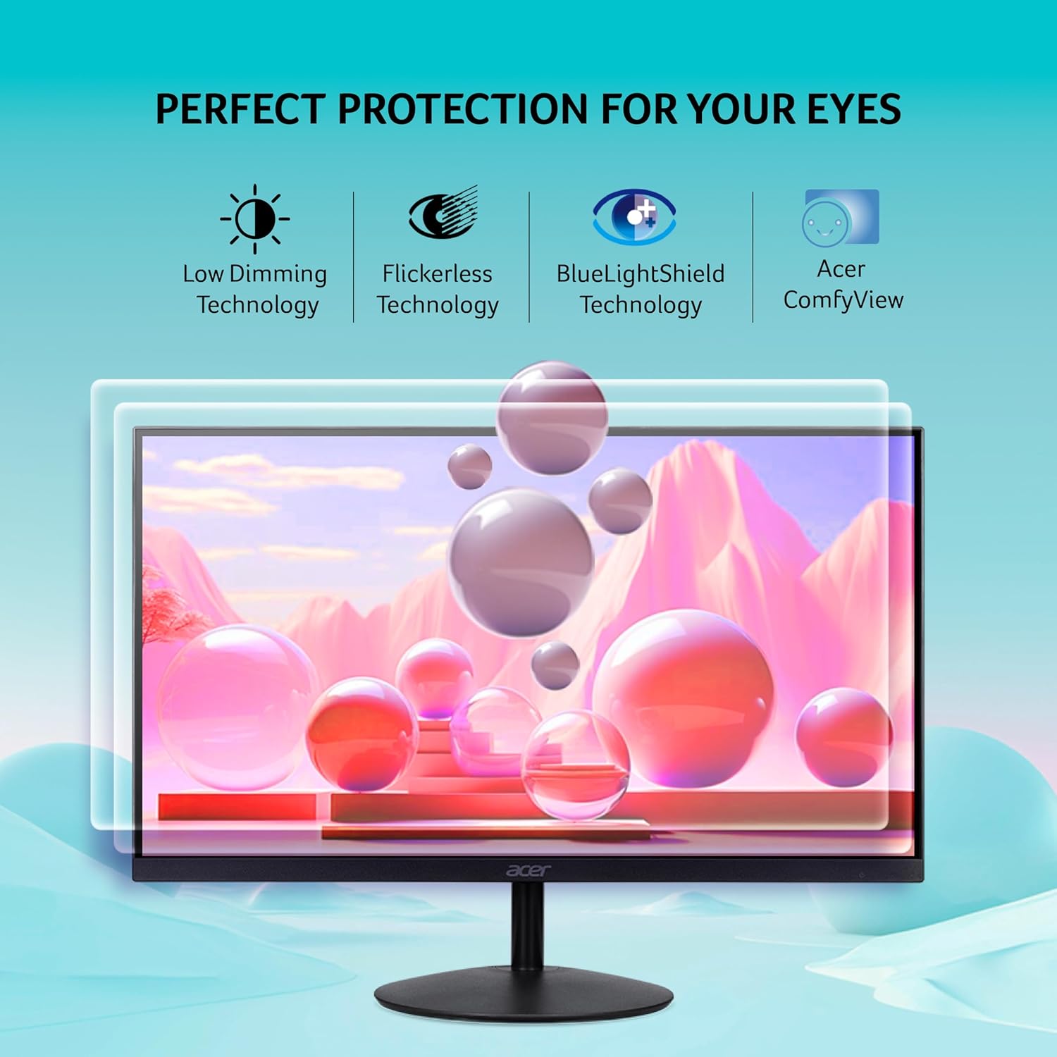 ACER SA322QU 31.5 INCH WQHD 2560X1440 RESOLUTION IPS ULTRA SLIM (7.2MM) BACKLIT LED LCD MONITOR