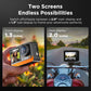 IZI One Lite 5K Action Camera 4K 60FPS 50MP Ultra HD Dual Screen EIS Stabilization 170 Wide Angle 30M Waterproof 2 Batteries 180 Min 18+ Accessories 256GB Support for Sports Bike Diving Vlog Travel