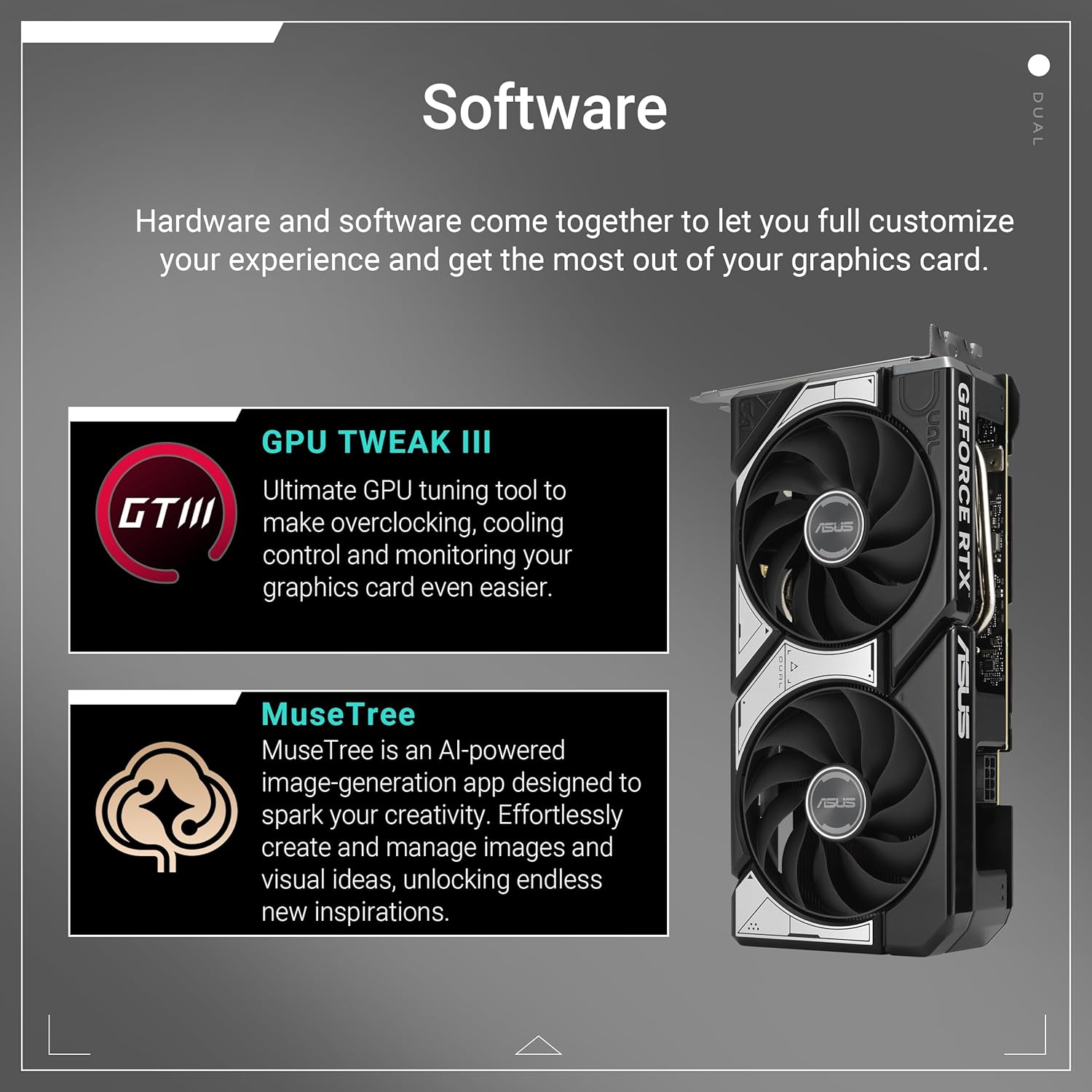 ASUS DUAL GEFORCE RTX 5060 TI 16GB GDDR7 OC EDITION