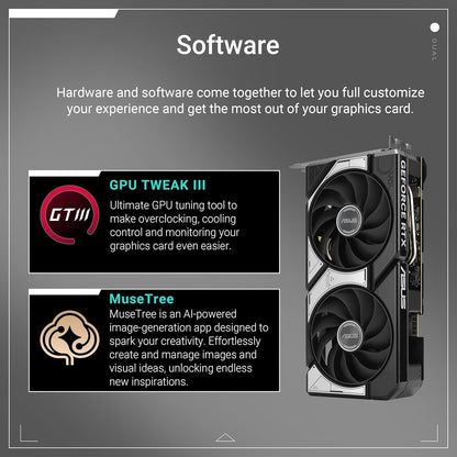 ASUS DUAL GEFORCE RTX 5060 TI 16GB GDDR7 OC EDITION