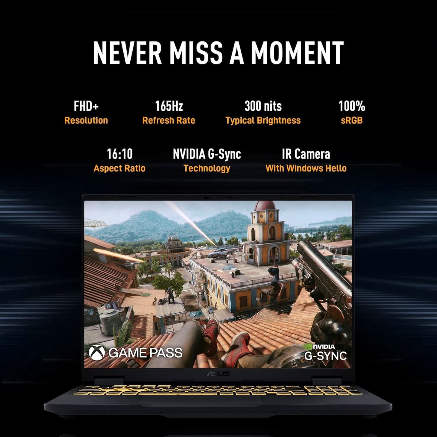 ASUS TUF F16 FX608JH-RV057WS [CI5-13450HX/16GB/1TB SSD/WIN11 HOME+MS24/16.0"/8GB-RTX5050 GRAPHICS/1 YEAR(S)/GREY]