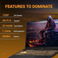 ASUS TUF GAMING A16, AMD R7 170, RTX4050 6GB, 16GB, 512GB SSD, 16.0 WUXGA, Backlit Chiclet Keyboard 1-Zone RGB, 56Whr, OFFICE HOME 2024 (IN)+M365 BASIC, Black
