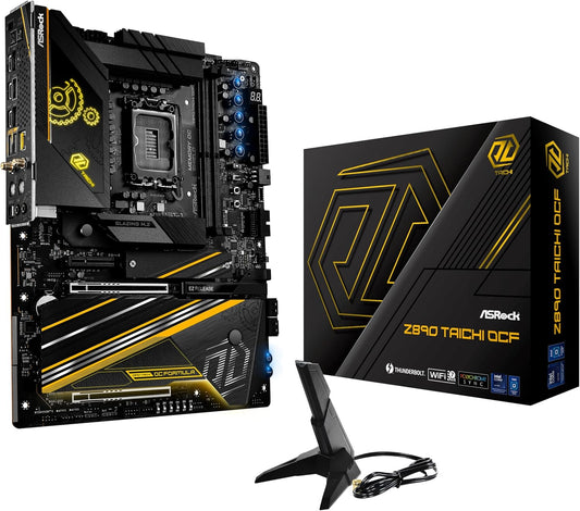 ASROCK Z890 TAICHI OCF INTEL CORE ULTRA LGA1851 DDR5 M-ATX MOTHERBOARD
