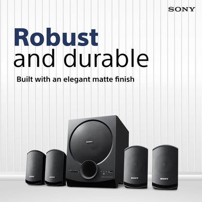 SONY SA-D40M2/Z E12 ALL IN ONE 4.1CH HOME THEATRE SYSTEM WITH 100W POWER OUTPUT AND POWERFUL SUBWOOFER BLACK