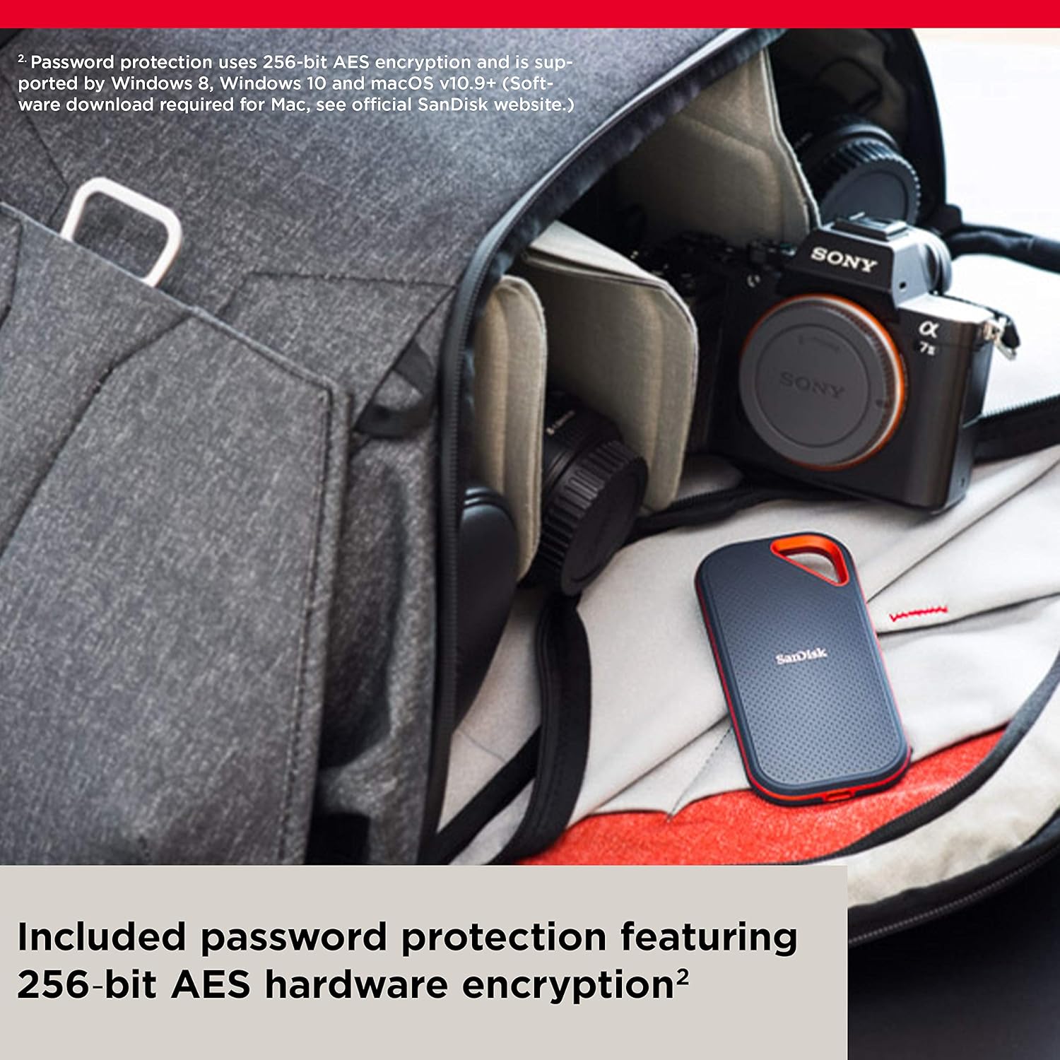 SANDISK 2TB EXTREME PRO E81 PORTABLE SSD SDSSDE81-2T00-G25