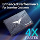TEAMGROUP T-FORCE VULCAN Z 256GB 3D NAND INTERNAL SSD (T253TZ256G0C101)