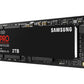 SAMSUNG 990 PRO SSD 2TB PCIE 4.0 M.2 INTERNAL SOLID STATE DRIVE