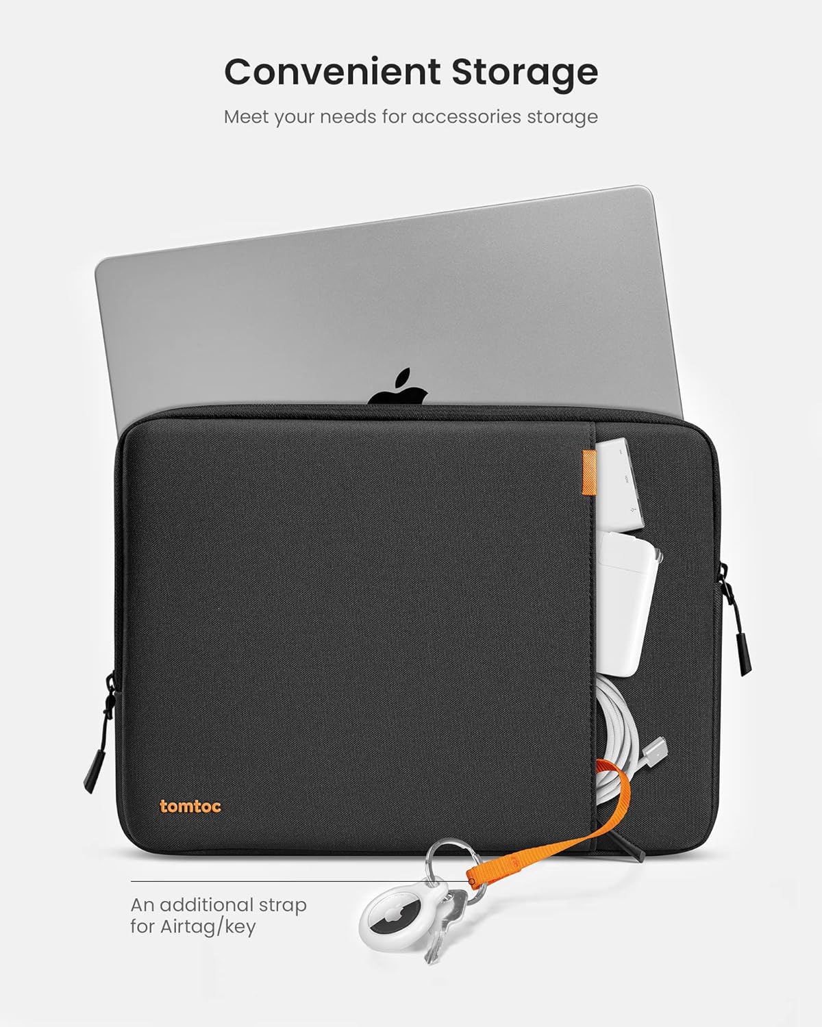 TOMTOC DEFENDER-A13 LAPTOP SLEEVE 16 INCH-NAVY BLUE