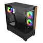 COOLER MASTER ELITE 690 WOOD COMPUTER CASE- BLACK