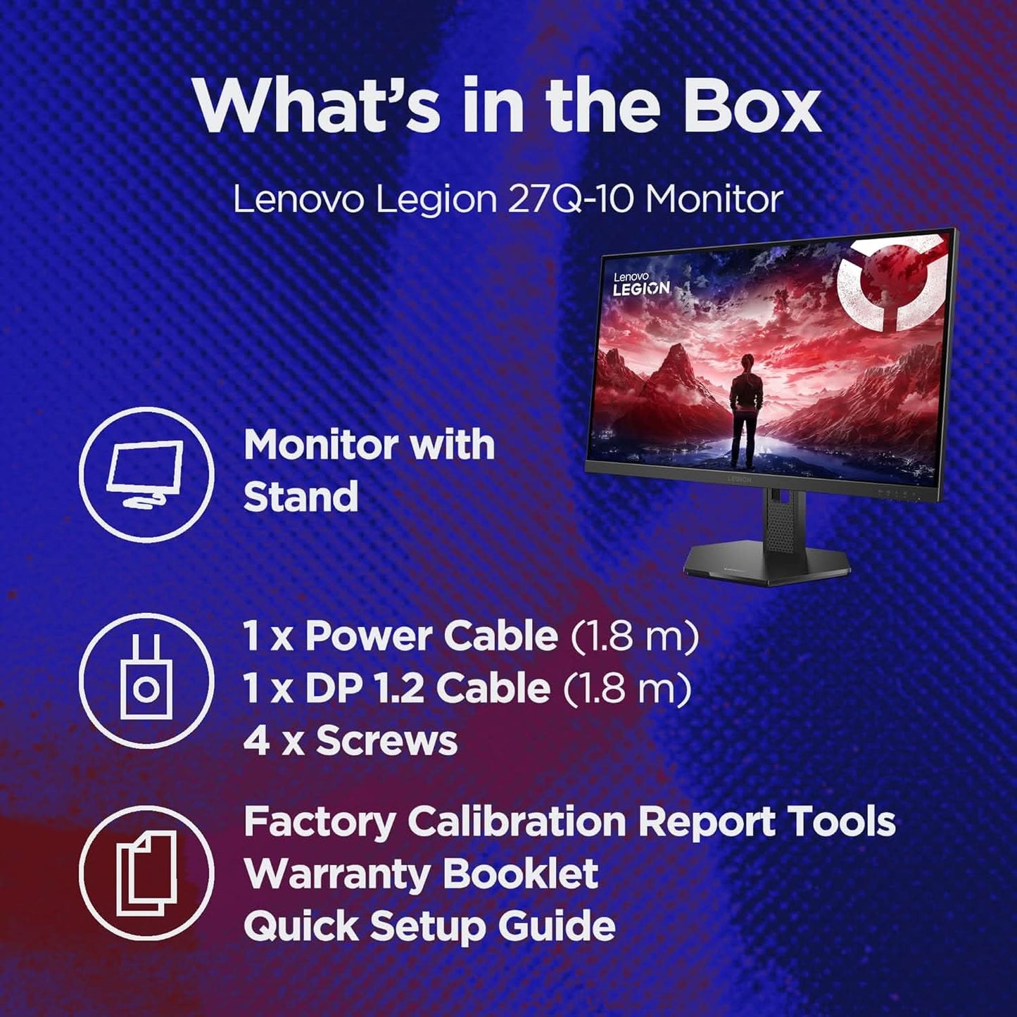Lenovo Legion 27Q-10 27inch QHD IPS 240Hz Gaming Monitor