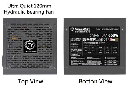 THERMALTAKE SMART BX1 650W 80 PLUS BRONZE NON MODULAR POWER SUPPLY, PS-SPD-0650NNFABU-1