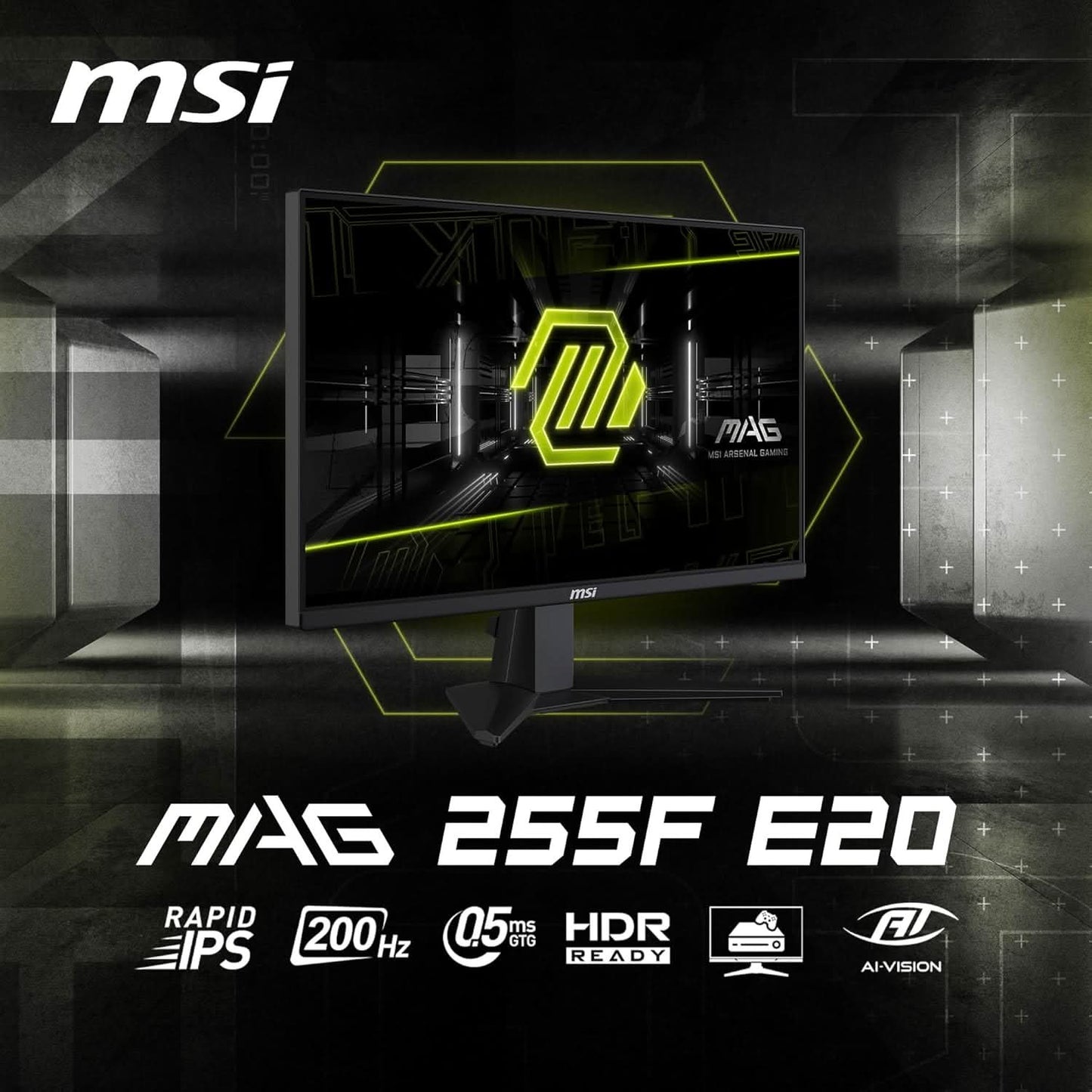 MSI MAG 255F E20 25-INCH 1920 X 1080 (FHD) GAMING MONITOR