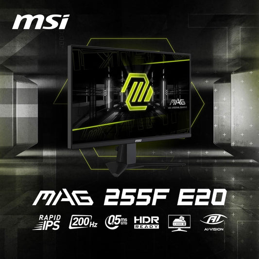 MSI MAG 255F E20 25-INCH 1920 X 1080 (FHD) GAMING MONITOR