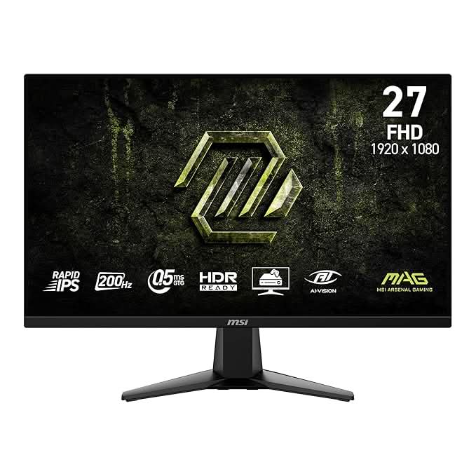 MSI MAG 275F E20 27 Inch FHD, Rapid IPS Monitor