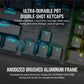 CORSAIR K100 RGB OPTICAL-MECHANICAL GAMING KEYBOARD BACKLIT RGB LED CORSAIR OPX BLACK PBT KEYCAPS CH-912A01A-NA