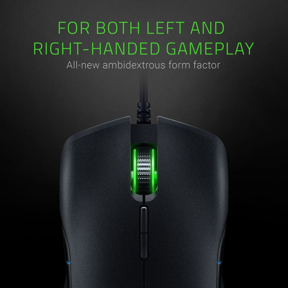 RAZER Lancehead Tournament Edition Professional Grade Chroma Wired Ambidextrous Gaming Mouse ( RZ01-02130100-R3U1 ) ( 16000DPI / 9 Macro Button ) ( Black )