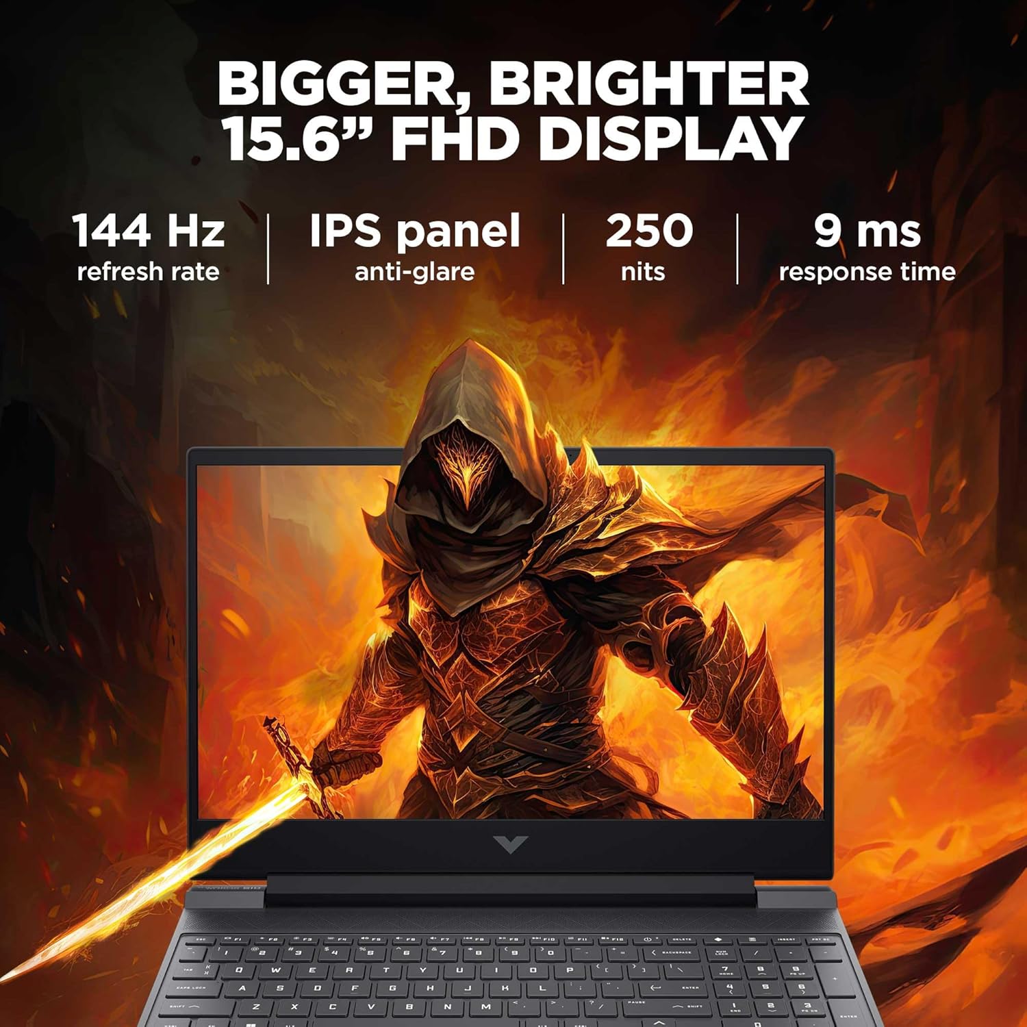 HP VICTUS 15 FA1333TX [CI7-13620H 13TH GEN/16GB/1TB SSD/WIN11 HOME+MSO/15.6 INCH/8GB-RTX4060 GRAPHICS /1 YEAR(S)/BLACK]
