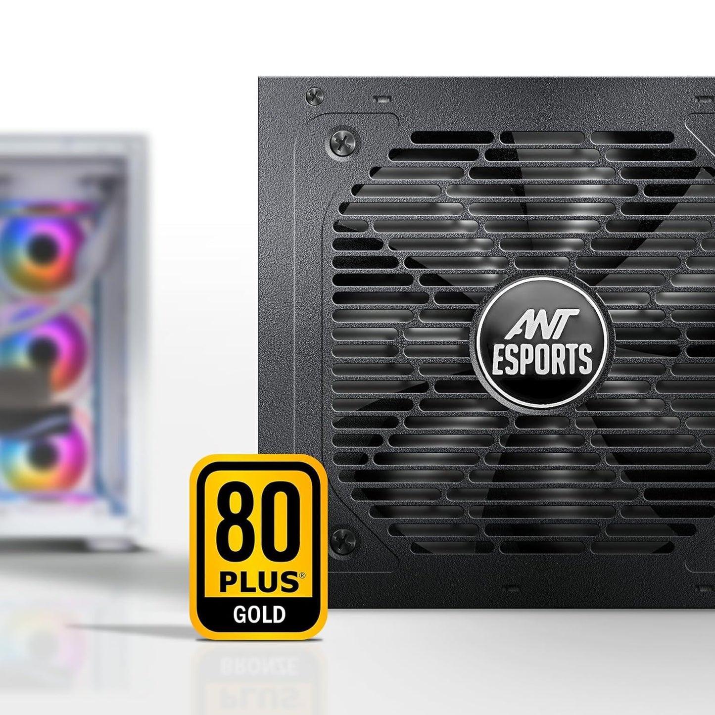 ANT ESPORTS FG650 V2 Gold 650 Watt Fully Modular  SMPS with Braided Nylon cables