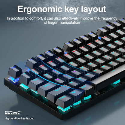 AULA S2022 BLACK MECHANICAL GAMING KEYBOARD