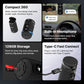 IZI Drive360 Dash Cam for Car, 360 Rotatable Car Camera, AI Voice Control, Full HD 1080P @30FPS, 170 Wide Lens, 24/7 Parking & Impact Detection, 128GB Support, Type-C Fast Connect, Built-in Mic