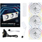 LIAN LI UNI FAN TL - WIRELESS 120 - TRIPLE PACK WHITE G99.12TL1W3W.IN