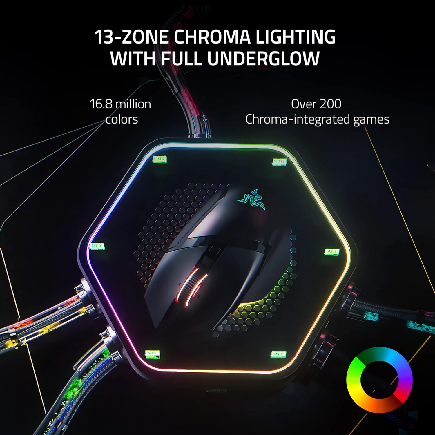 RAZER BASILISK V3 - ERGONOMIC WIRED GAMING MOUSE RZ01-04000100-R3M1