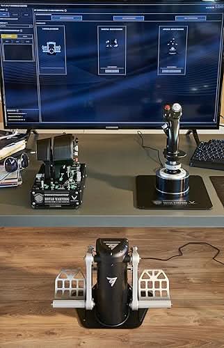 Thrustmaster TPR Pendular Rudder Pedals for PC Flight Simulation Controls