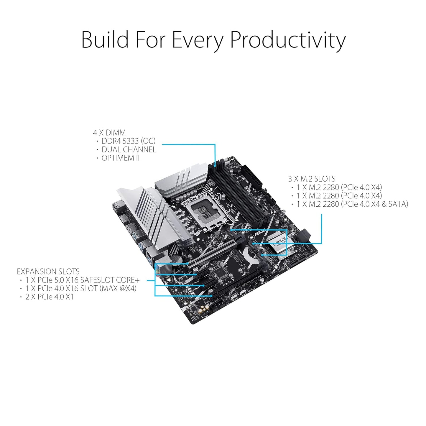 ASUS PRIME Z790M PLUS CSM DDR4 INTEL LGA1700 MOTHERBOARD