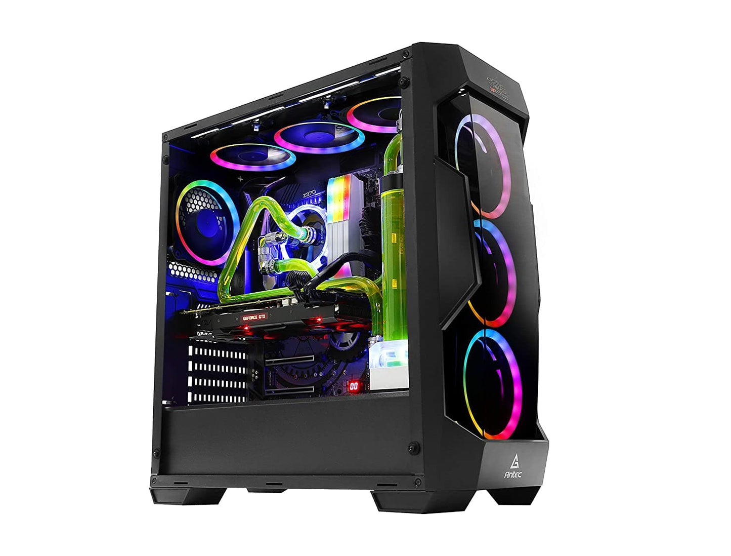 ANTEC Prizm 120mm ARGB Dual Ring Cabinet Fans With LED Controller ( Triple Pack )