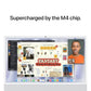 Apple 24-inch iMac with Retina 4.5K display M4 chip with 10 core CPU and 10 core GPU, 16GB, 256GB SSD - Silver