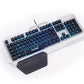 COSMIC BYTE CB-GK-06 GALACTIC (BLACK/SILVER) GAMING RGB SILVER KEYBOARD