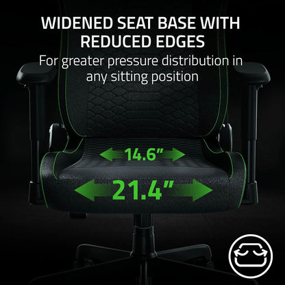 RAZER ISKUR V2 X - GAMING CHAIR BLACK FABRIC - RZ38-05310100-R3UA