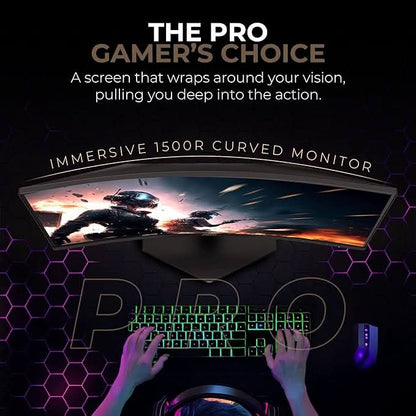 AOC 27 1500 R, FHD 1920x1080, 280 Hz, 0.3ms, 300 cd/m², HDMI 2.0 x 1, DP 1.4 x 1, NTSC 108% / sRGB 121% with Hight Adjustable Stand, AMD Freesync Premium