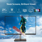 ACER RS242YVBP 23.8 INCH FULL HD IPS ULTRA-THIN (6.9MM) BACKLIT LED MONITOR I COLOR PATTERNED BACK MOOD LIGHT I DUAL GLASS DESIGN, SLEEK METAL FRAME I 1 MS, 100HZ I 1XHDMI 1XVGA I SPEAKERS I EYE CARE