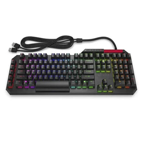 HP Omen Sequencer Full Size Mechanical Wired Gaming Keyboard ( Black ) ( Blue Switch )