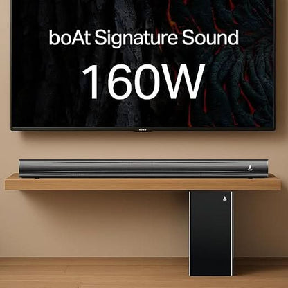 Boat Aavante 2.1 1550 Plus Remote Control, Bluetooth Sound bar, Home Theatre Soundbar Speaker (Premium Black)