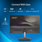 ACER RS272 27 INCH FULL HD IPS ULTRA-THIN (6.9MM) BACKLIT LED MONITOR