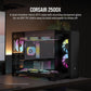 CORSAIR 2500X TEMPERED GLASS MID-TOWER, BLACK