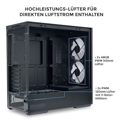 Lian Li LANCOOL 207 Mid-Tower ATX, Micro-ATX, Mini-ITX Computer Case