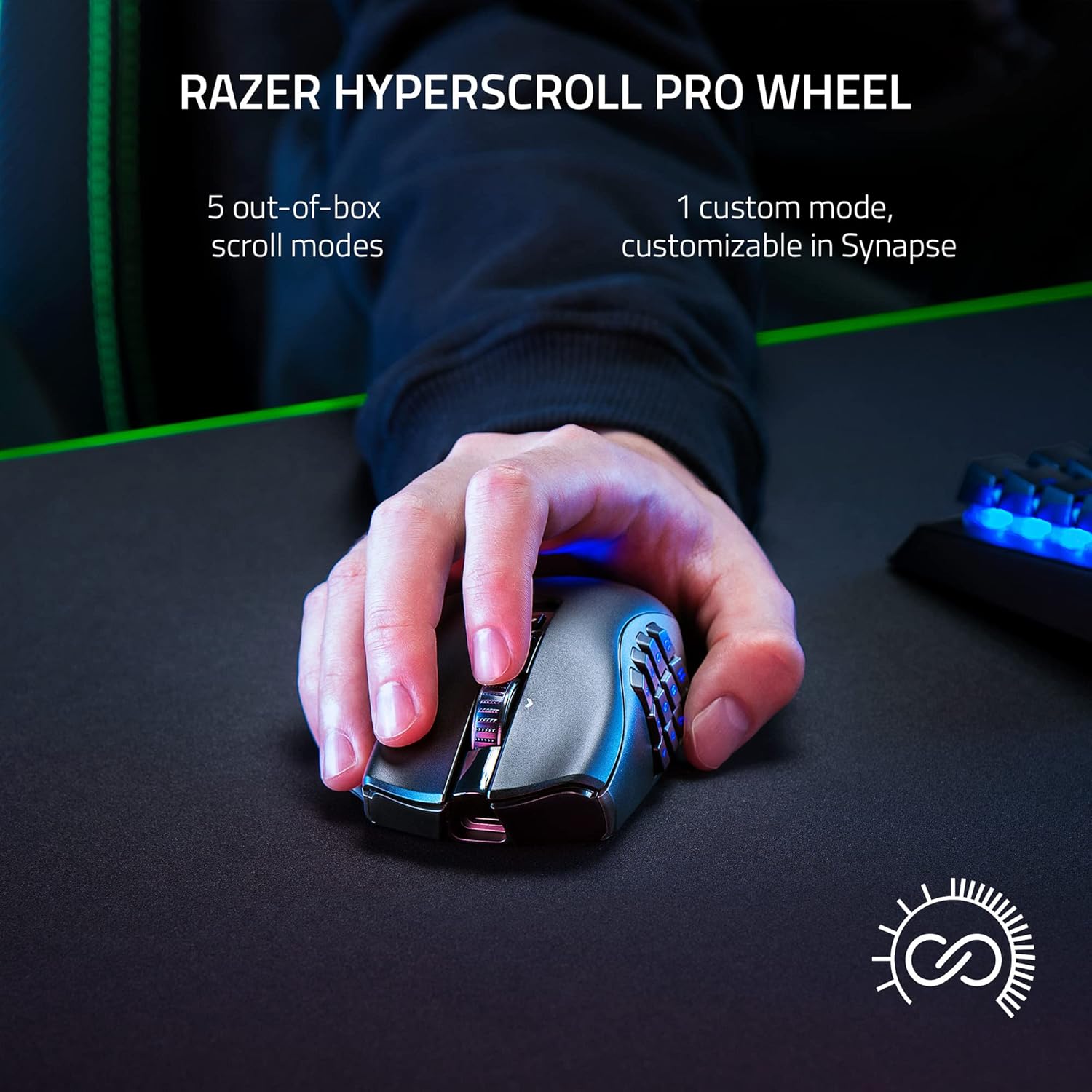 RAZER NAGA V2 PRO - WIRELESS MMO GAMING MOUSE RZ01-04400100-R3A1
