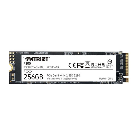 PATRIOT P300 256GB M.2 NVMe Internal Solid State Drive ( SSD )