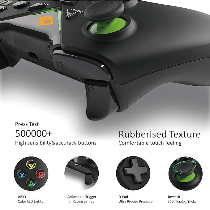 COSMIC BYTE NEBULA WIRELESS (BLACK) GAMEPAD