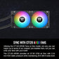 THERMALTAKE LIQUID TH240 V2 240MM ARGB AIO LIQUID COOLER BLACK