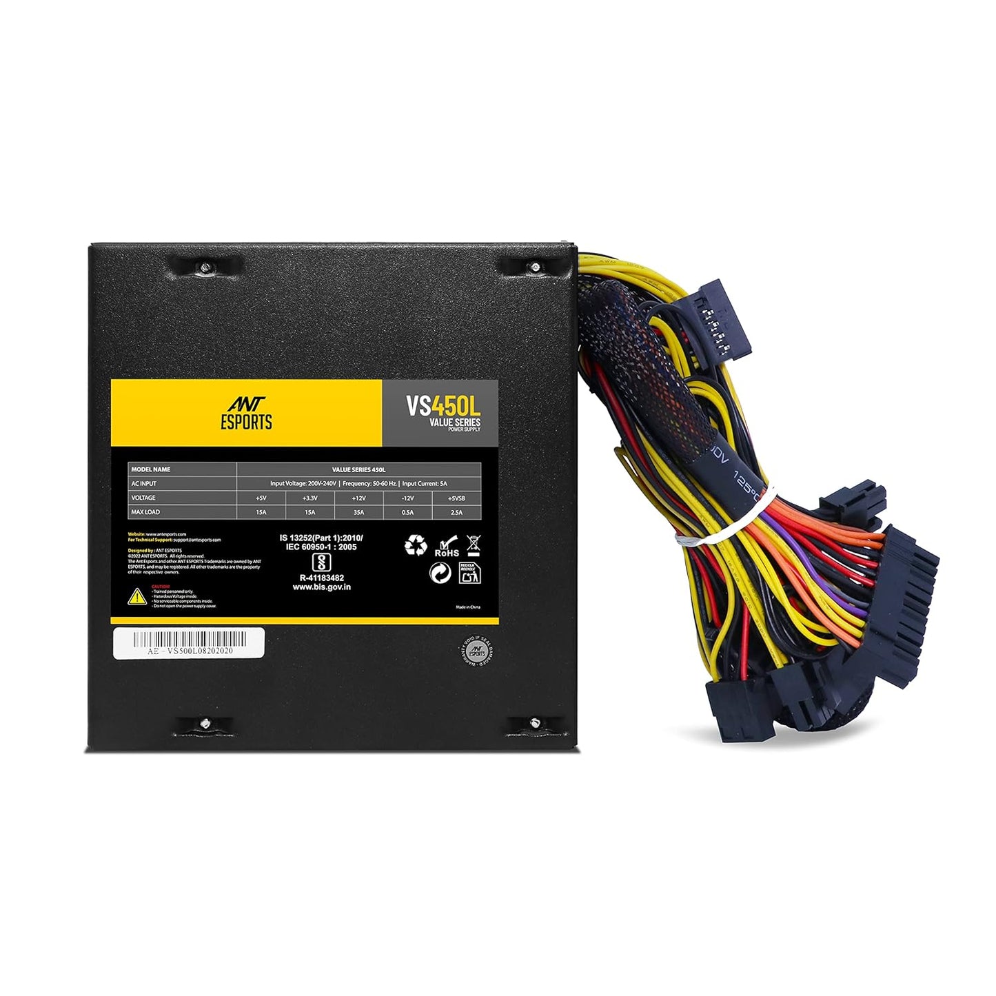ANT ESPORTS 450W VS450L NON MODULAR SMPS