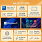 Dell 15, Intel Core 3 14th Gen-100U, 16GB DDR4, 512GB SSD, FHD IPS, 15.6"/39.62cm, Windows 11, Microsoft Office Home 2024, Carbon Black, 1.63Kg, Thin & Light, Laptop Model NO - Dell 15 DC15250