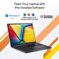 ASUS VIVOBOOK 16 (2023), AMD RYZEN 7 7730U, 16 INCH (40.64 CM) WUXGA, THIN & LIGHT LAPTOP (16GB/512GB SSD/WINDOWS 11/OFFICE 2021/ALEXA BUILT-IN/BACKLIT KB/FP SENSOR/INDIE BLACK/1.88 KG), M1605YA-MB741WS